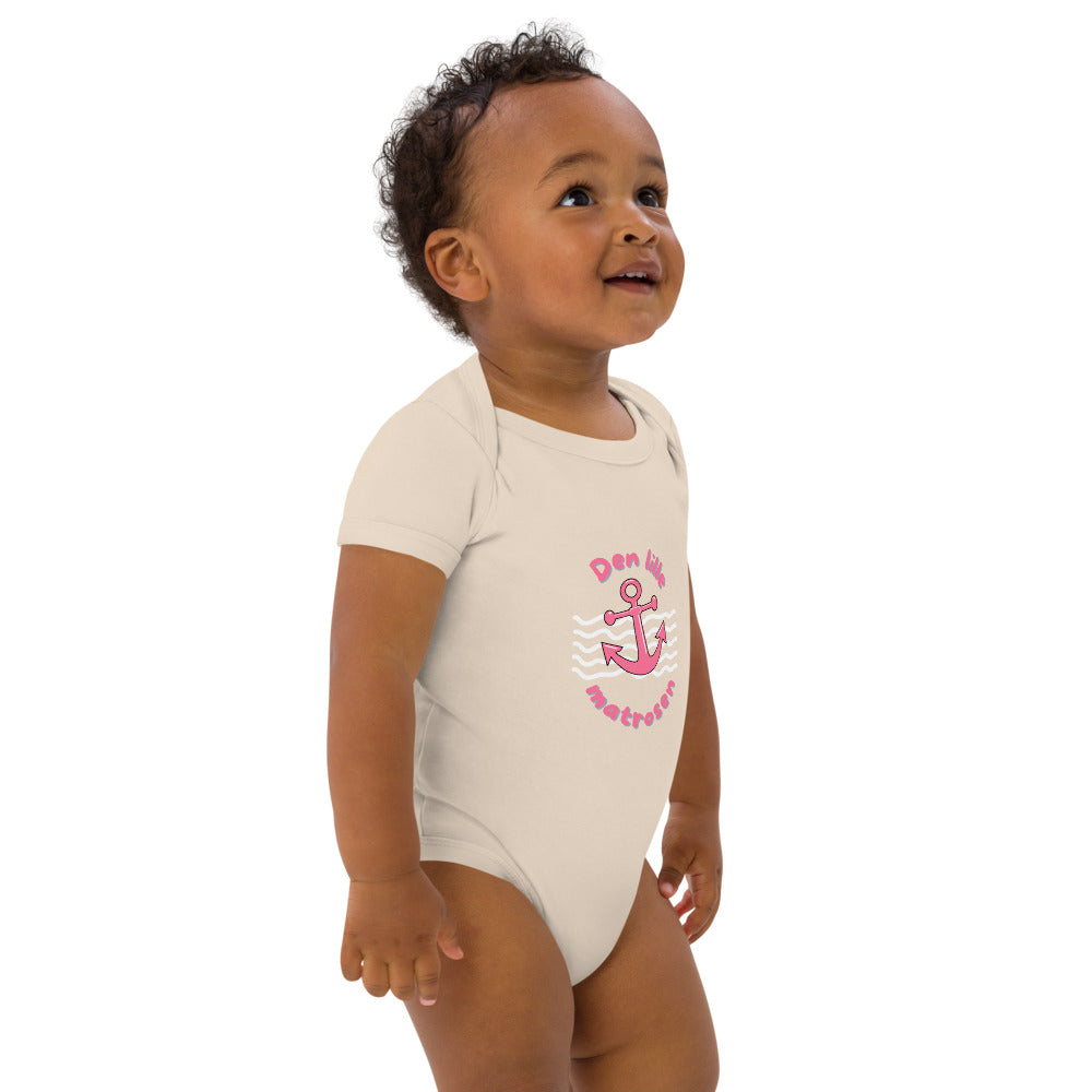 Organic cotton baby bodysuit - Den Lille Matrosen