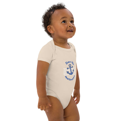 Organic cotton baby bodysuit - Den Lille Matrosen