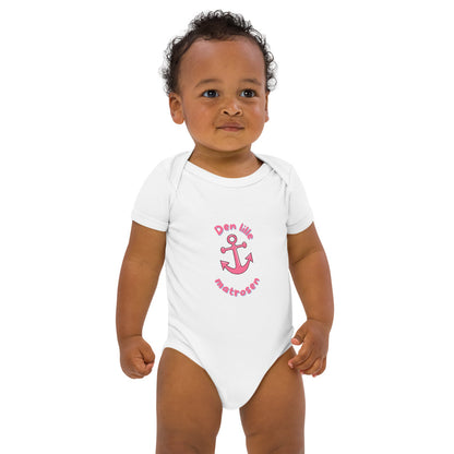 Organic cotton baby bodysuit - Den Lille Matrosen