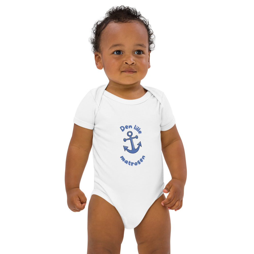 Organic cotton baby bodysuit - Den Lille Matrosen