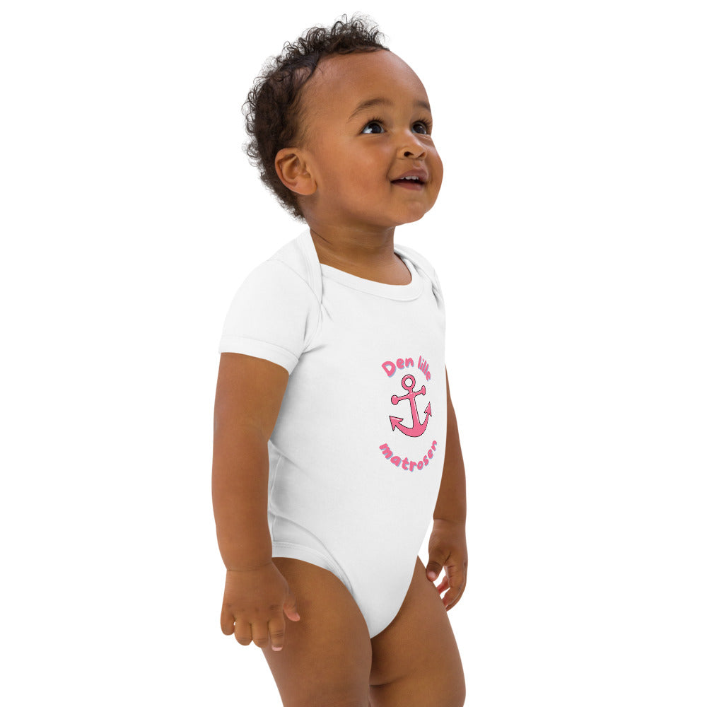 Organic cotton baby bodysuit - Den Lille Matrosen