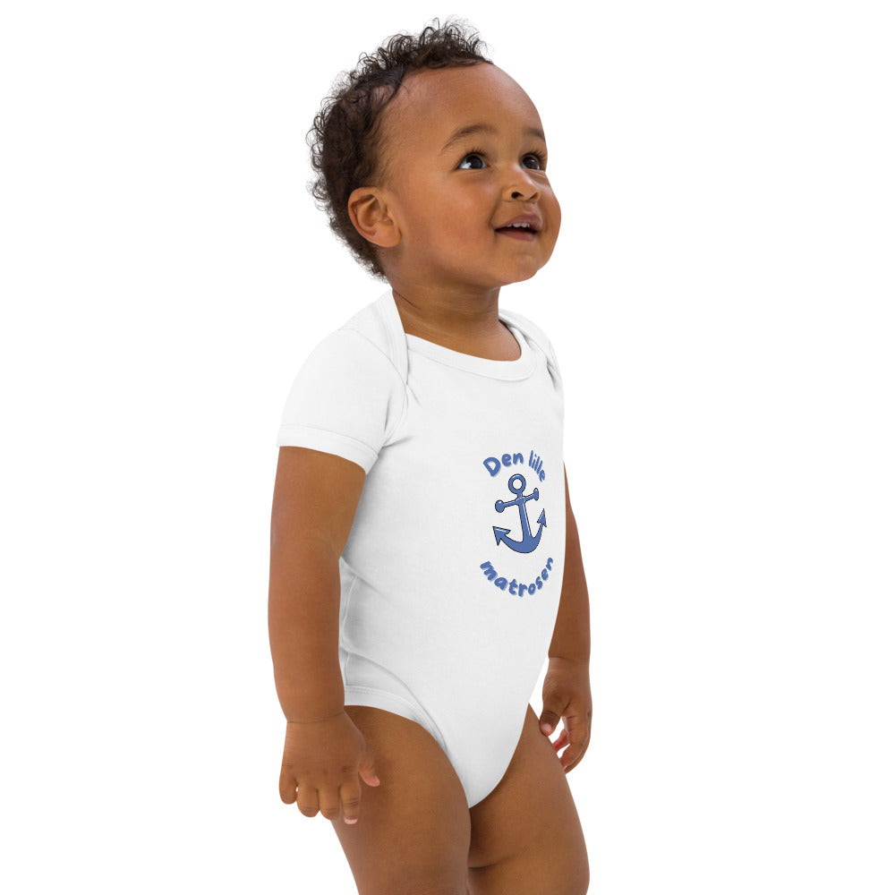 Organic cotton baby bodysuit - Den Lille Matrosen
