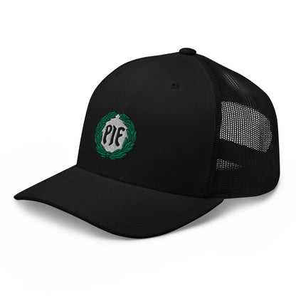 Trucker lippis - PIF Broderad logo
