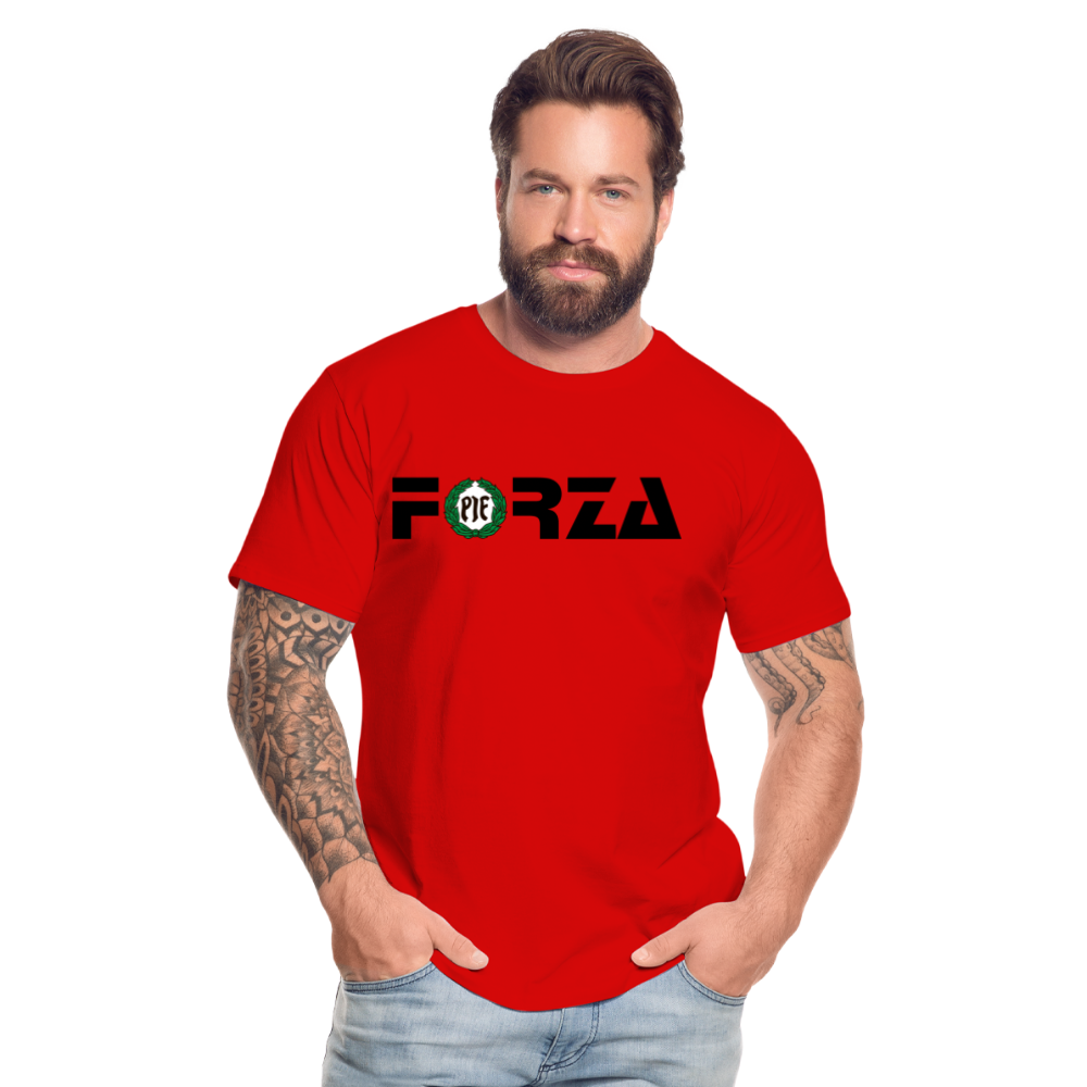 T-shirt (Herr) - PIF FORZA - red