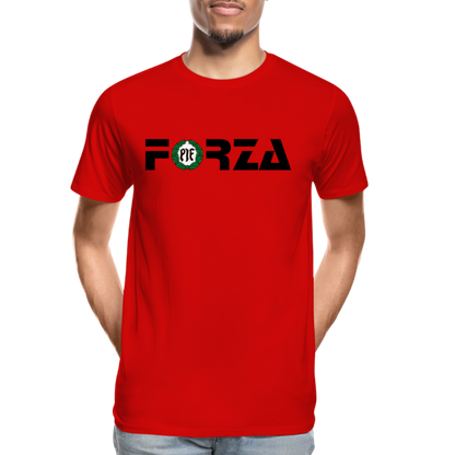 T-shirt (Herr) - PIF FORZA - red