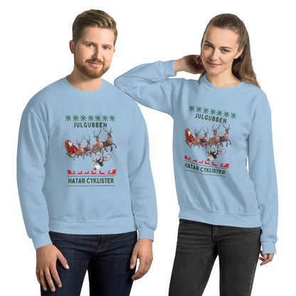 Xmas sweater - Julgubben & cyklister