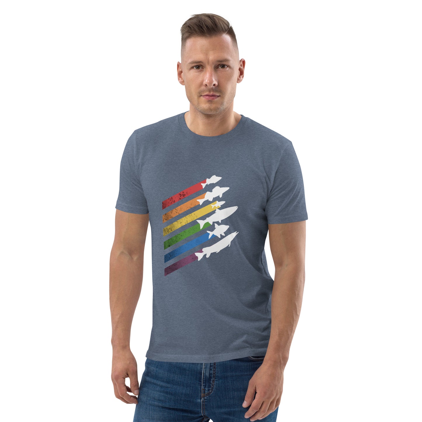 T-paita Miesten Organic - Kalojen ylilento