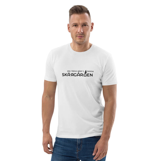 T-Shirt Herr Organic - Jag trivs bäst i öppna Skärgården