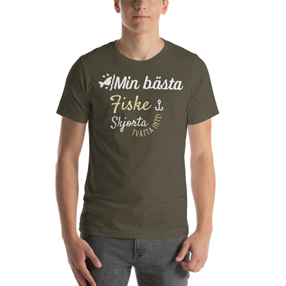 T-shirt Unisex - Min bästa fiskeskjorta