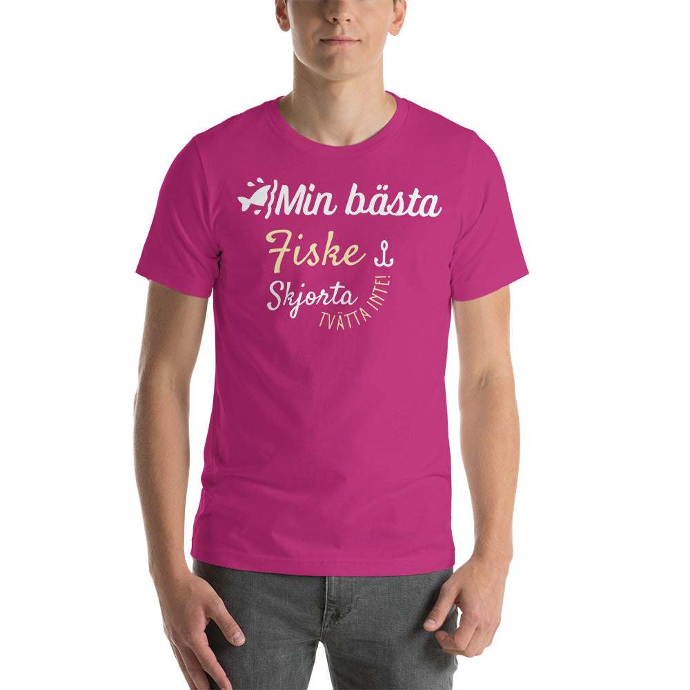 T-shirt Unisex - Min bästa fiskeskjorta