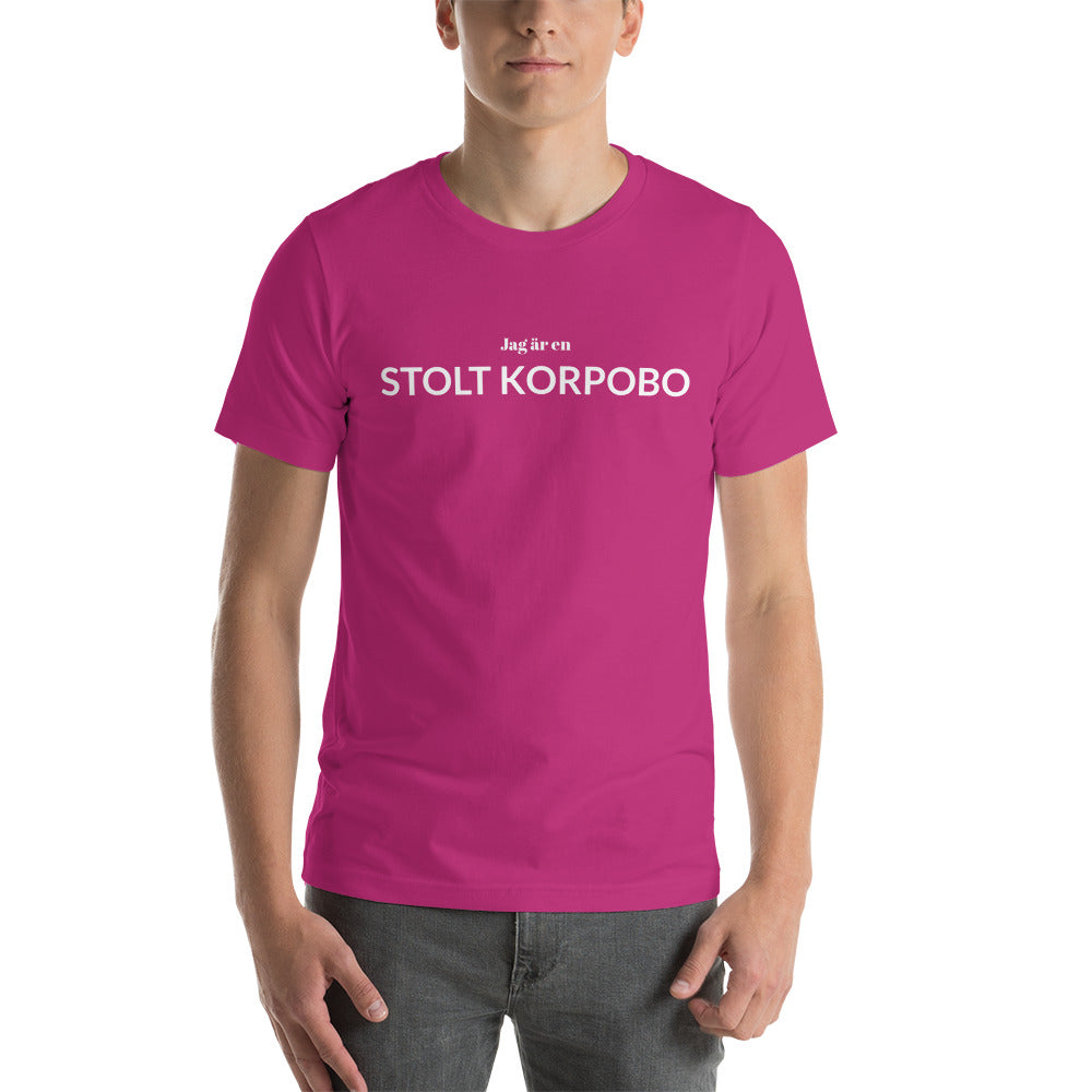 T-shirt Unisex - Jag är en stolt Korpobo
