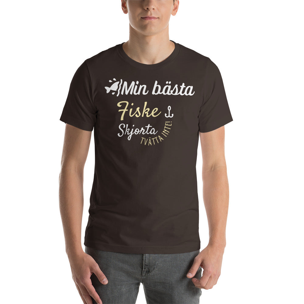 T-shirt Unisex - Min bästa fiskeskjorta