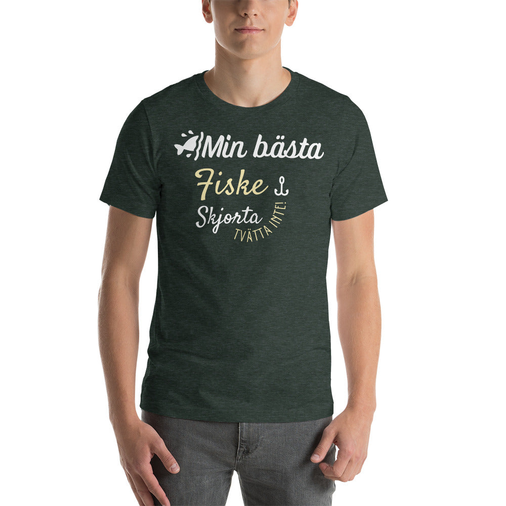 T-shirt Unisex - Min bästa fiskeskjorta