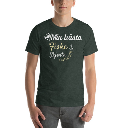 T-shirt Unisex - Min bästa fiskeskjorta