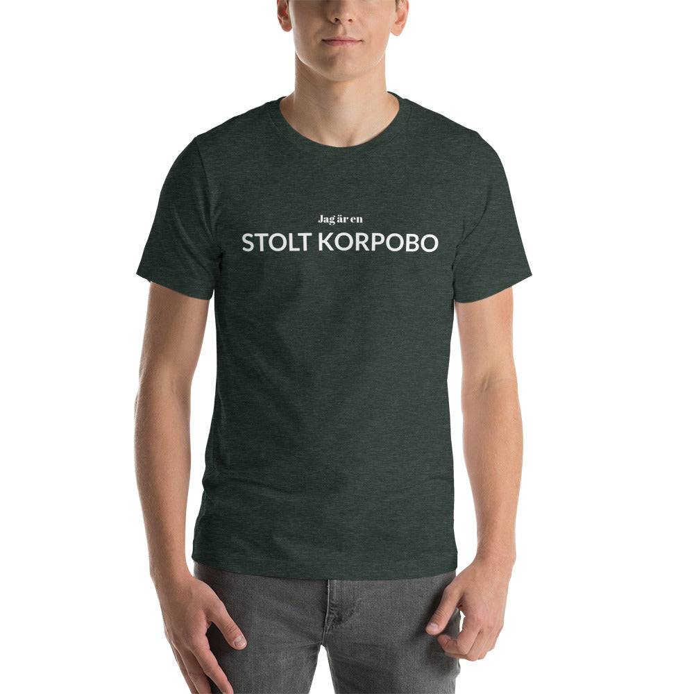 T-shirt Unisex - Jag är en stolt Korpobo