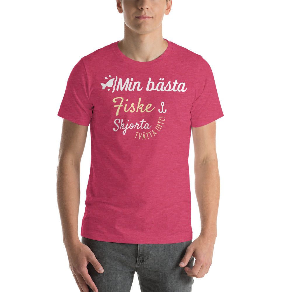 T-shirt Unisex - Min bästa fiskeskjorta