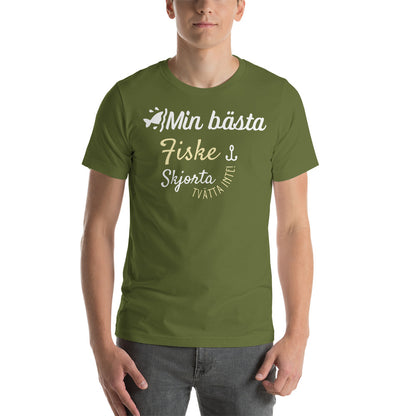 T-shirt Unisex - Min bästa fiskeskjorta