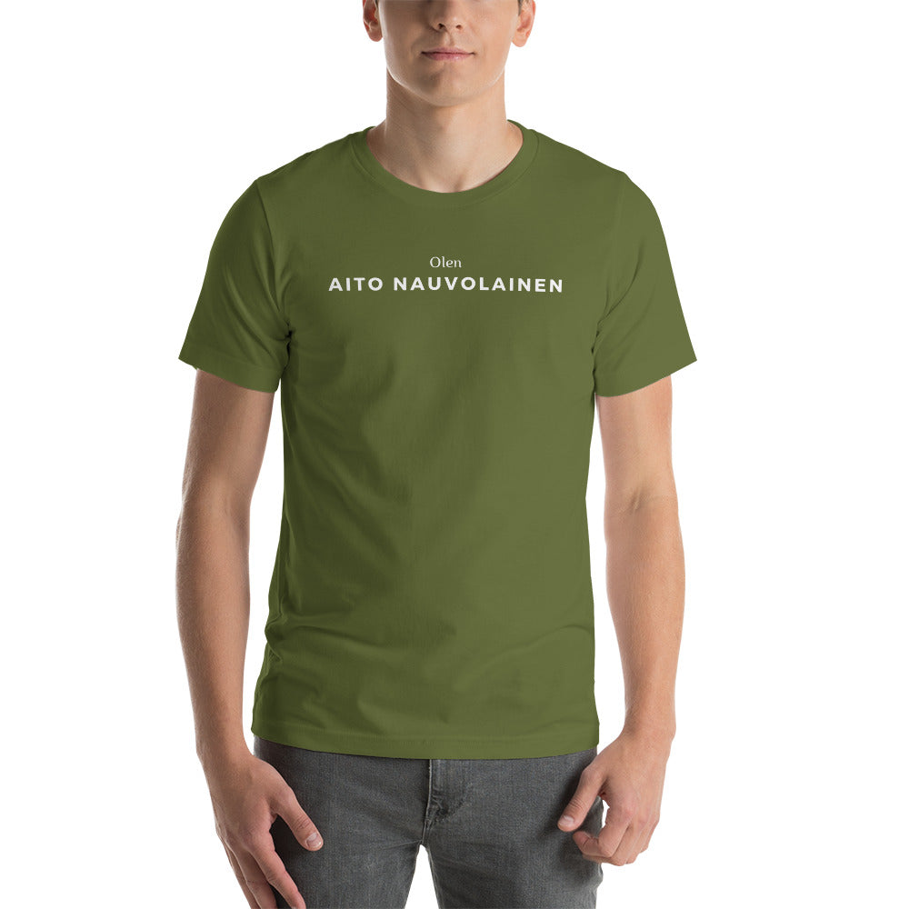 T-shirt Unisex - Olen aito Nauvolainen